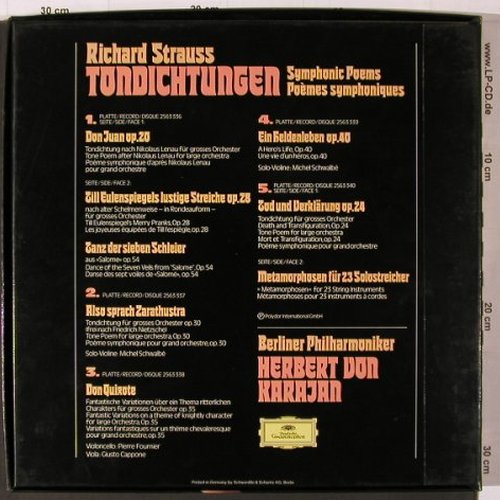 Strauss,Richard: Tondichtungen, Box, Deutsche Grammophon(2740 111), D, 1974 - 5LP - K185 - 17,50 Euro