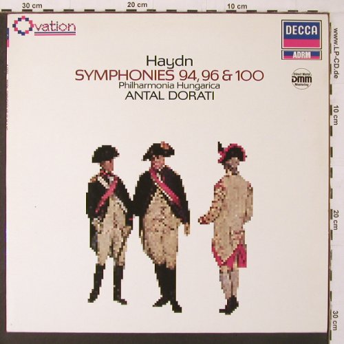 Haydn,Joseph: Sinfonien Nr.94, 96 & 100, Decca ADRM (6.43717 OG), D, Ri, 1987 Typ: LP Best.-Nr.: K187 Preis: 7,50 Euro