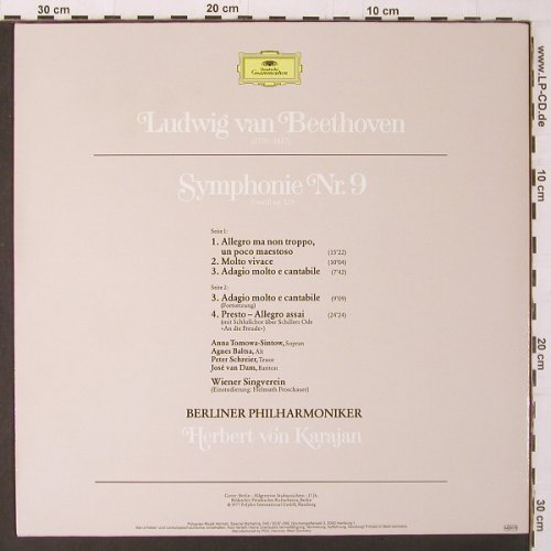 Beethoven,Ludwig Van: Sinfonie Nr.9, Dr.Mann Pharma Ed., Deutsche Gramophon(423 341-1), D, 1977 - LP - K193 - 6,00 Euro
