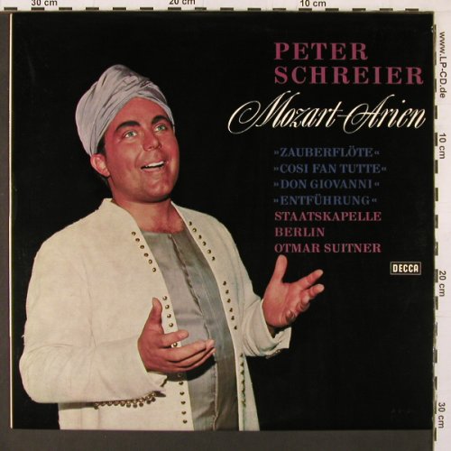 Schreier,Peter: Mozart-Arien, Decca (SAD 22 009), D Typ: LP Best.-Nr.: K1 Preis: 7,50 Euro