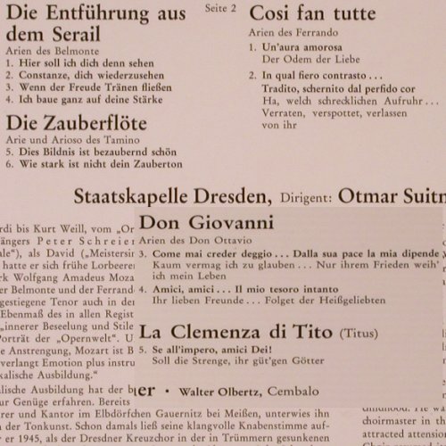 Schreier,Peter: Mozart-Arien, Decca (SAD 22 009), D Typ: LP Best.-Nr.: K1 Preis: 7,50 Euro