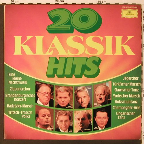 V.A.20 Klassik Hits: Bizet, Verdi, Beethoven.., Deutsche Grammophon (2563 486), D Typ: LP Best.-Nr.: K209 Preis: 5,00 Euro