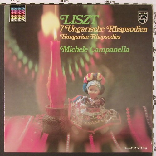 Liszt,Franz: 7 Hungarische Rhapsodien, rec.1974, Philips(6527 069), NL, Ri,  - LP - K229 - 6,00 Euro