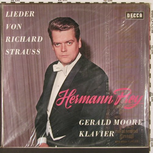 Prey,Hermann: Lieder von Richard Strauss, FS-New, Decca(SXL 21 083-B), D, 1961 - LP - K23 - 14,00 Euro