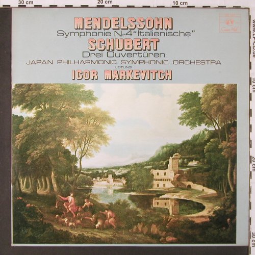 Mendelssohn Bartholdy / Schubert: Sym.Italienne No.4 / D.591,732, 648, Concert Hall (SMS 2682),  Typ: LP Best.-Nr.: K241 Preis: 7,50 Euro