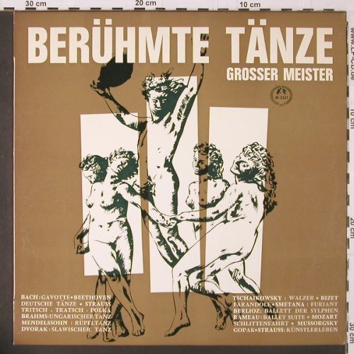 V.A.Berühmte Tänze grosser Meister: Bach,Beethoven,Brahms..., MMS (M-2297), F Typ: LP Best.-Nr.: K246 Preis: 6,00 Euro