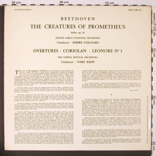Beethoven,Ludwig van: Die Geschöpfe des Prometheus, Concert Hall(SMS 2740/41),  m /vg+,  - 2LP - K247 - 9,00 Euro