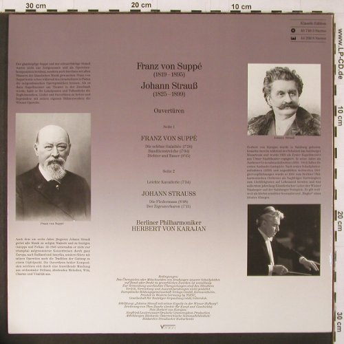 Suppe,Franz von / Strauss: Ouvertüren (rec.1970/1967), Deutsche Gramophon(40 740 3), D, Club Ed, 1970 - LP - K253 - 6,00 Euro