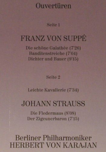 Suppe,Franz von / Strauss: Ouvertüren (rec.1970/1967), Deutsche Gramophon(40 740 3), D, Club Ed, 1970 - LP - K253 - 6,00 Euro