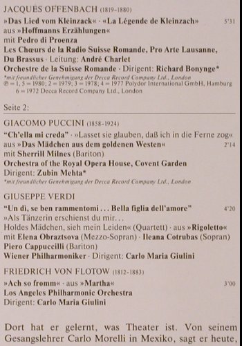 Domingo,Placido: Opern-Gala, Club-Edition, m-/vg+, Deutsche Grammophon (42 340), D Typ: LP Best.-Nr.: K256 Preis: 5,00 Euro
