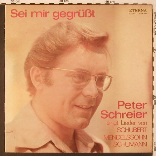 Schreier,Peter: Sei mir gegrüßt, m /vg+, Eterna (8 26 937), DDR, 1976 Typ: LP Best.-Nr.: K258 Preis: 5,00 Euro