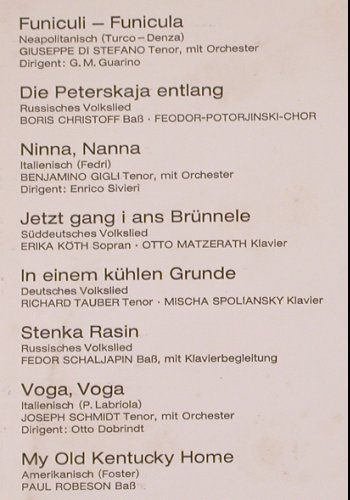 V.A.Weltstars Singen Lieder d. Welt: Giuseppe di Stefano... N.Gedda, Marcato(75 316), D, vg+/m-,  - LP - K269 - 5,00 Euro