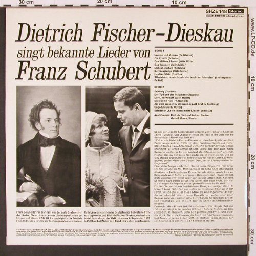 Fischer-Dieskau, Dietrich: Singt Bekannte Lieder v.Fr.Schubert, HörZu(SHZE 148), D,  - LP - K26 - 6,00 Euro