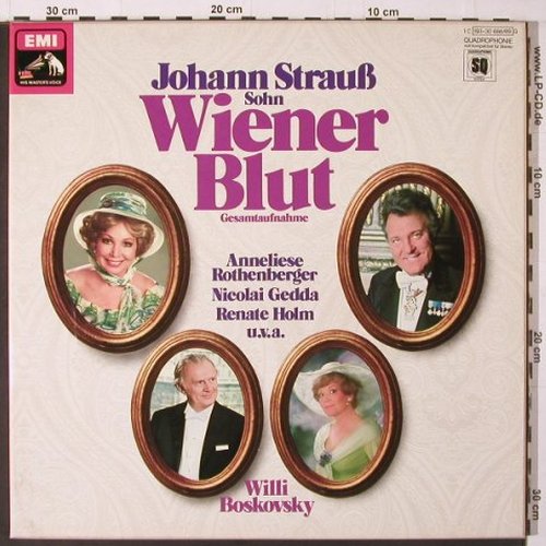 Strauss,Johann: Wiener Blut, Gesammtaufn., Box, EMI(193-30 688/89), D, 1976 - 2LPQ - K272 - 9,00 Euro