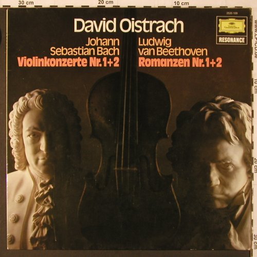 Bach,Johann Sebastian / Beethoven: Violinkonzerte Nr1&2 / Romanzen 1&2, D.Gr. Resonance(2535 109), D,whMuster, 1975 - LP - K274 - 7,50 Euro