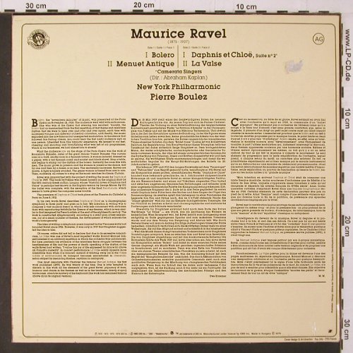 Ravel,Maurice: Bolero / La Valse / Menuet Antique, Hungaroton(SLPXL 31257), H, m /vg+, 1983 - LP - K299 - 6,00 Euro