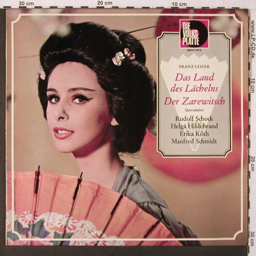 Lehar,Franz: Das Land Des Lächelns / Zarewitsch, Electrola (SMVP 6078), D, m /vg+ Typ: LP Best.-Nr.: K312 Preis: 6,00 Euro