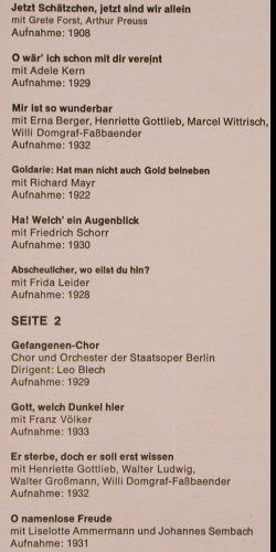 Beethoven,Ludwig van: Fidelio-Historische Aufnahmen, Historia(H-644), D,  - LP - K327 - 6,00 Euro