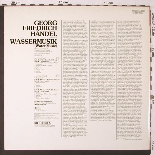Händel,Georg Friedrich: Wassermusik, EMI(1002321), D, Ri,  - LP - K332 - 7,50 Euro