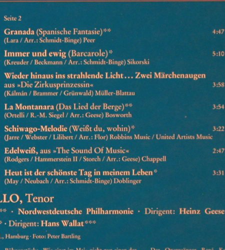 Kollo,Rene: Eine Stimme begeistert die Welt, RCA (RL 30800), D, 1981 Typ: LP Best.-Nr.: K333 Preis: 6,00 Euro