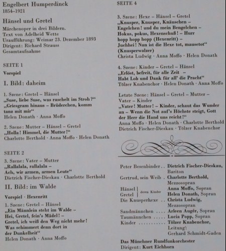 Humperdinck,Engelbert: Hänsel und Gretel, Foc, Eurodisc (27 105 XDR), D, 1971 Typ: 2LP Best.-Nr.: K337 Preis: 9,00 Euro