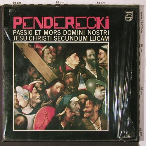 Penderecki,Krzysztof: Passio Et Mors Domini Nostri / Jesu, Philips (802 771/72 AY), NL,FS-New Typ: 2LP Best.-Nr.: K339 Preis: 24,00 Euro