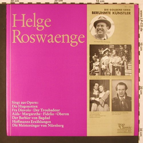 Roswaenge,Helge: singt Arien, (Hist Rec.), Top Classic (TC-9042), D, 1969 Typ: LP Best.-Nr.: K33 Preis: 6,00 Euro