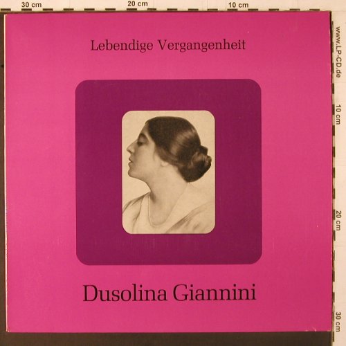 Giannini,Dusolina: Lebendige Vergangenheit, Fotos o.C., LV(LV 8), A,  - LP - K343 - 9,00 Euro