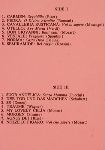 Ponselle,Rosa: Soprano Assoluto, Foc, Asco Record (A-125), US,vg+/vg+ Typ: 2LP Best.-Nr.: K345 Preis: 7,50 Euro