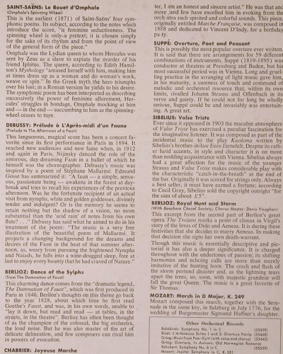 V.A.Lollipops - Favorite Pieces of: Sir Thomas Beecham, Bart., Angel(35596), UK/US,  - LP - K347 - 6,00 Euro