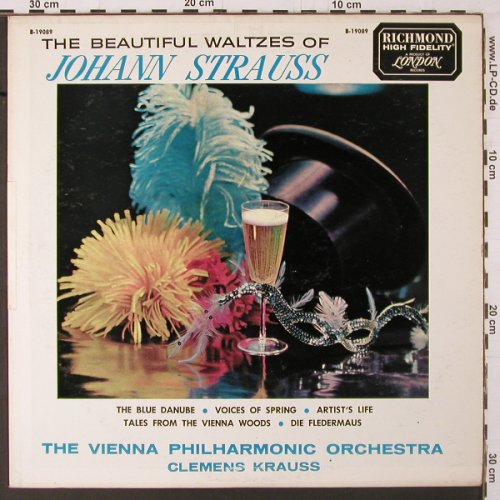Strauß,Johann: The Beautiful Waltzes of, Richmond / London(B-19089), US,  - LP - K348 - 7,50 Euro