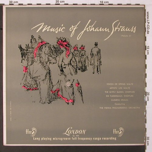 Strauß,Johann: Music of, Vol.2, vg+/vg+,plays well, London ffrr(LL 454), UK/US, co,  - LP - K349 - 6,00 Euro