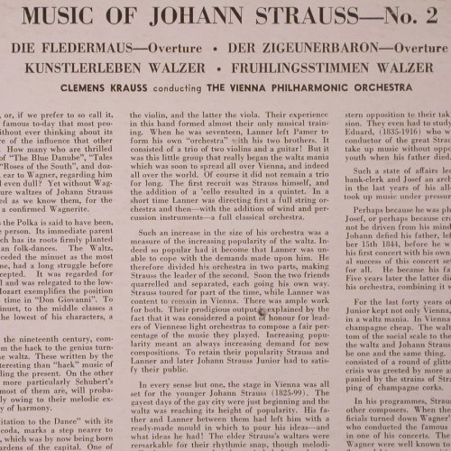 Strauß,Johann: Music of, Vol.2, vg+/vg+,plays well, London ffrr(LL 454), UK/US, co,  - LP - K349 - 6,00 Euro