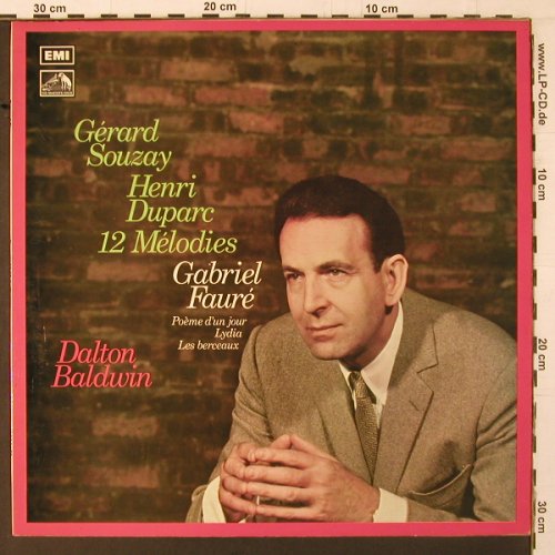 Souzay,Gerard: Duparc 12 Melodies, Faure (franz.), EMI (HQS 1258), UK, 1972 Typ: LP Best.-Nr.: K354 Preis: 9,00 Euro