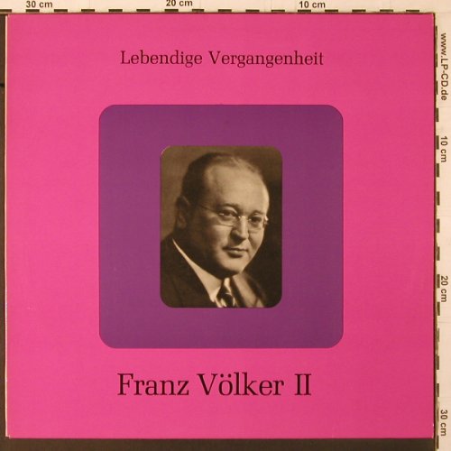 Völker,Franz: Lebendige Vergangenheit II, m-/vg+, LV(LV 206), A,  - LP - K356 - 6,00 Euro