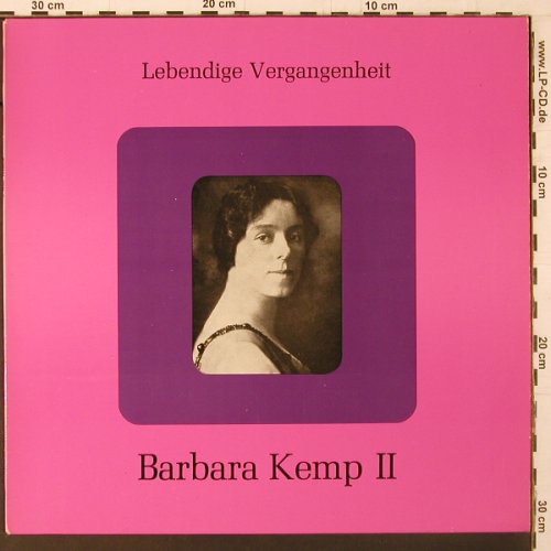 Kemp,Barbara: Lebendige Vergangenheit II, m-/VG+, LV(LV 166), A,  - LP - K360 - 6,00 Euro