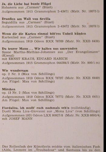 Kemp,Barbara: Lebendige Vergangenheit II, m-/VG+, LV(LV 166), A,  - LP - K360 - 6,00 Euro