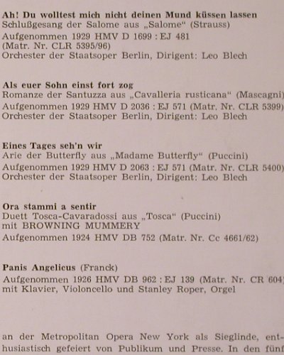 Ljungberg,Göta: Lebendige Vergangenheit, m-/vg+, LV(LV 176), A,  - LP - K364 - 6,00 Euro