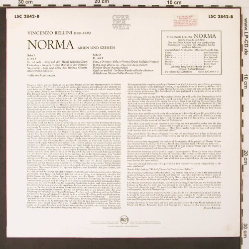 Sutherland,Joan: In Bellini's Norma-Highlights, ital, RCA(LSC 2842-2), D,  - LP - K36 - 6,00 Euro