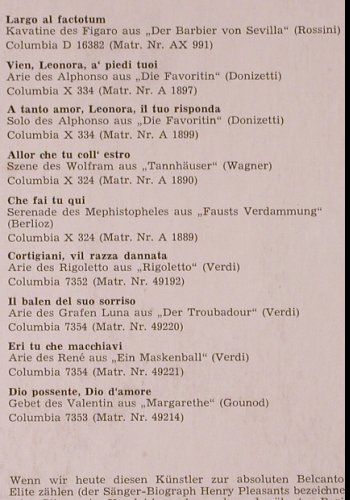 Stracciari,Riccardo: Lebendige Vergangenheit, vg+/vg+, LV (LV 136), A Typ: LP Best.-Nr.: K378 Preis: 5,00 Euro