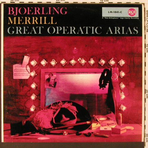 Björling,Jussi / Robert Merrill: Great Operatic Arias, RCA(LM-1841-C), D, m-/vg+,  - LP - K37 - 6,00 Euro