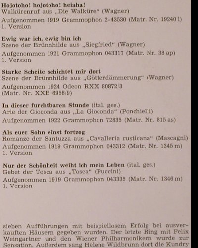 Wildbrunn,Helene: Lebendige Vergangenheit, m-/vg+, LV(LV 70), A,  - LP - K381 - 6,00 Euro