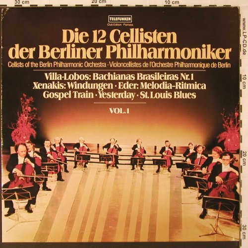 12 Cellisten der Berliner Philharm.: Vol.1, Club-Edition, Telefunken (38 171 5), D, 1978 Typ: LP Best.-Nr.: K394 Preis: 6,00 Euro
