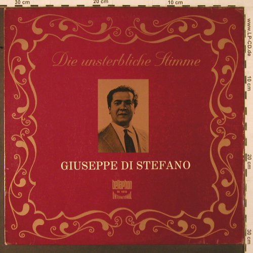 Di Stefano,Giuseppe: Die unsterbliche Stimme, m-/vg+, Bellaphon International (BI 1819), D Typ: LP Best.-Nr.: K396 Preis: 7,50 Euro