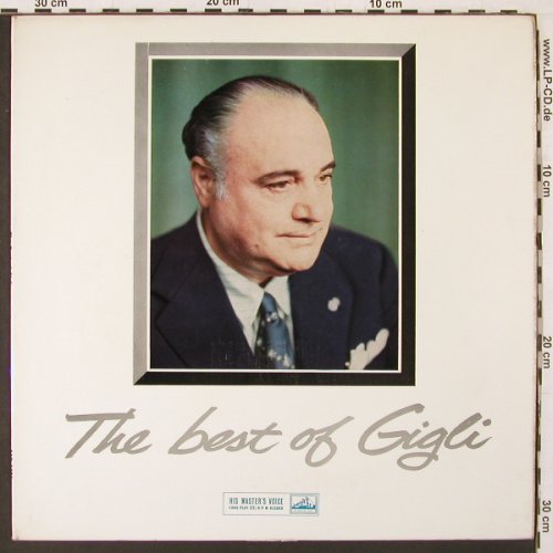 Gigli,Beniamino: The Best of Gigli, m-/vg+, His Masters Voice(ALP 1681), UK, 1959 - LP - K3 - 9,00 Euro