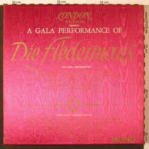 Strauss,Johann: Die Fledermaus, Gala Performance of, London ffrr(A 4347), UK/US, Box,  - 3LP - K400 - 24,00 Euro