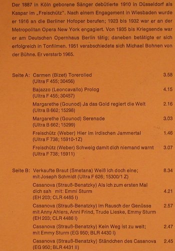 Bohnen,Michael: Serie für Liebhaber und Sammler, Discophilia(KG-B-4), D,  - LP - K406 - 7,50 Euro