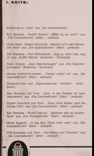 Kalman,Vera - erzählt die: Emmerich Kalman Story, in german, Odeon(E 83 336), D, m-/vg+,  - LP - K407 - 7,50 Euro