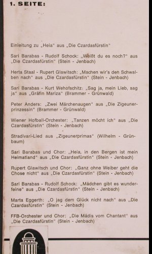 Kalman,Vera - erzählt die: Emmerich Kalman Story, in german, Odeon (E 83 336), D, m-/vg+ Typ: LP Best.-Nr.: K407 Preis: 7,50 Euro