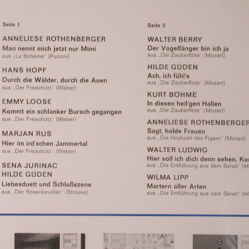 V.A.Berühmte Stimmen-Beliebte: Arien, 11 Tr., FS-New, Decca (ND 102), D Typ: LP Best.-Nr.: K40 Preis: 7,50 Euro